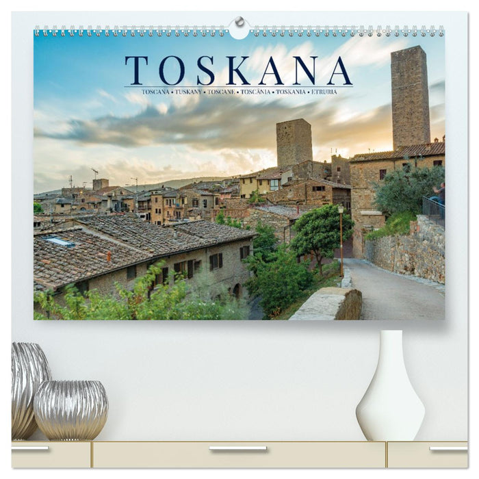 Motive der Toskana (CALVENDO Premium Wandkalender 2026)
