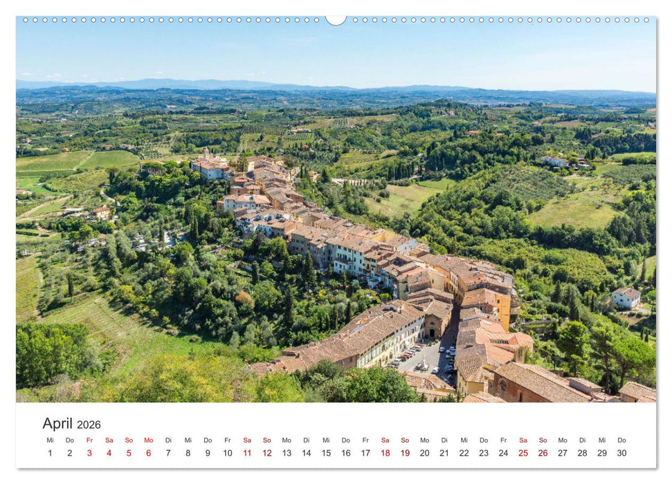 Motive der Toskana (CALVENDO Premium Wandkalender 2026)
