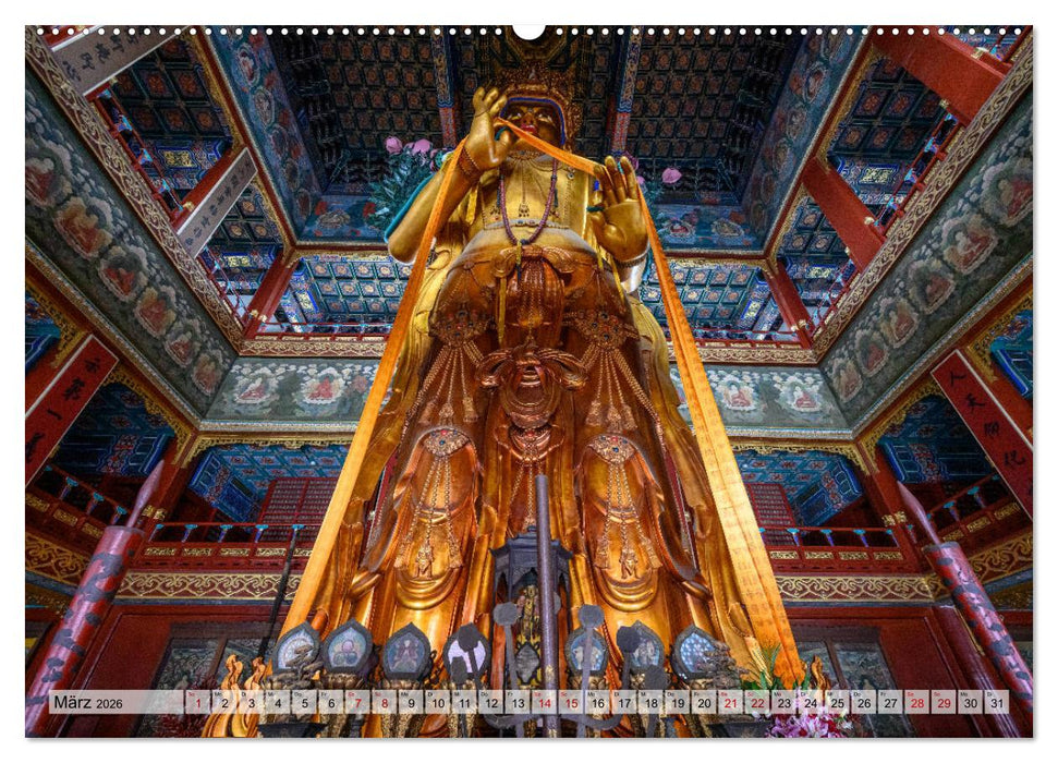 Metropolen Chinas - Peking, Shanghai, Hongkong (CALVENDO Wandkalender 2026)