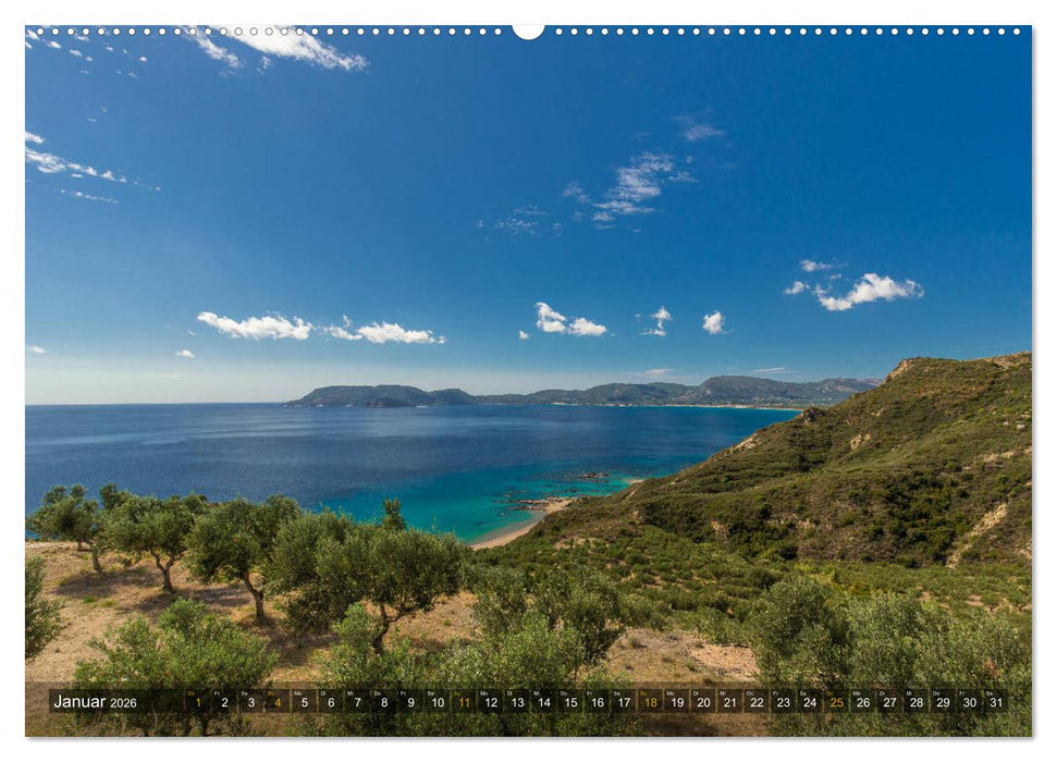 Zakynthos - Griechische Idylle im Ionischen Meer (CALVENDO Premium Wandkalender 2026)