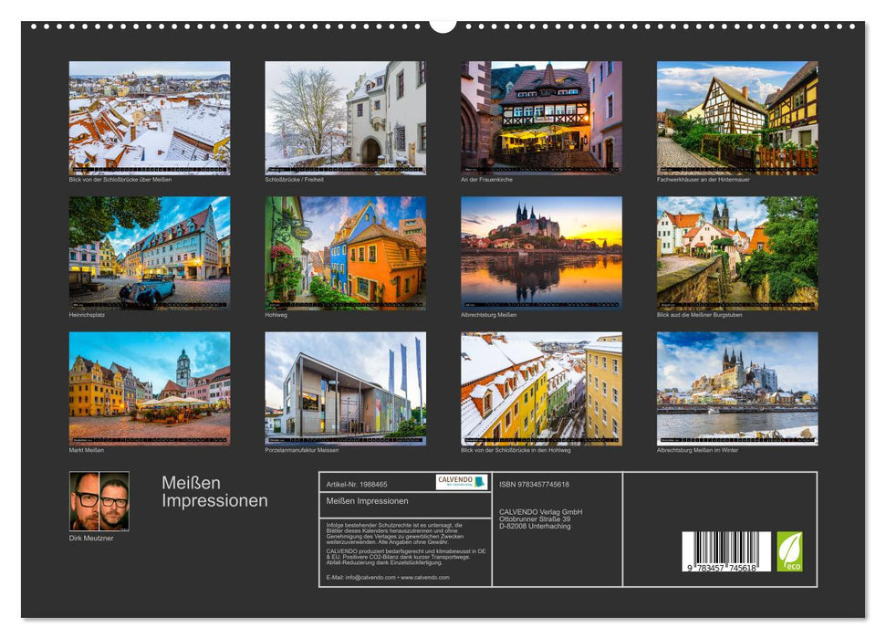 Meißen Impressionen (CALVENDO Premium Wandkalender 2026)