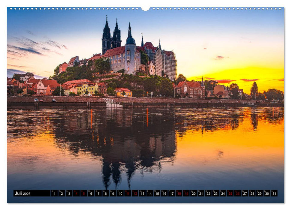 Meißen Impressionen (CALVENDO Premium Wandkalender 2026)