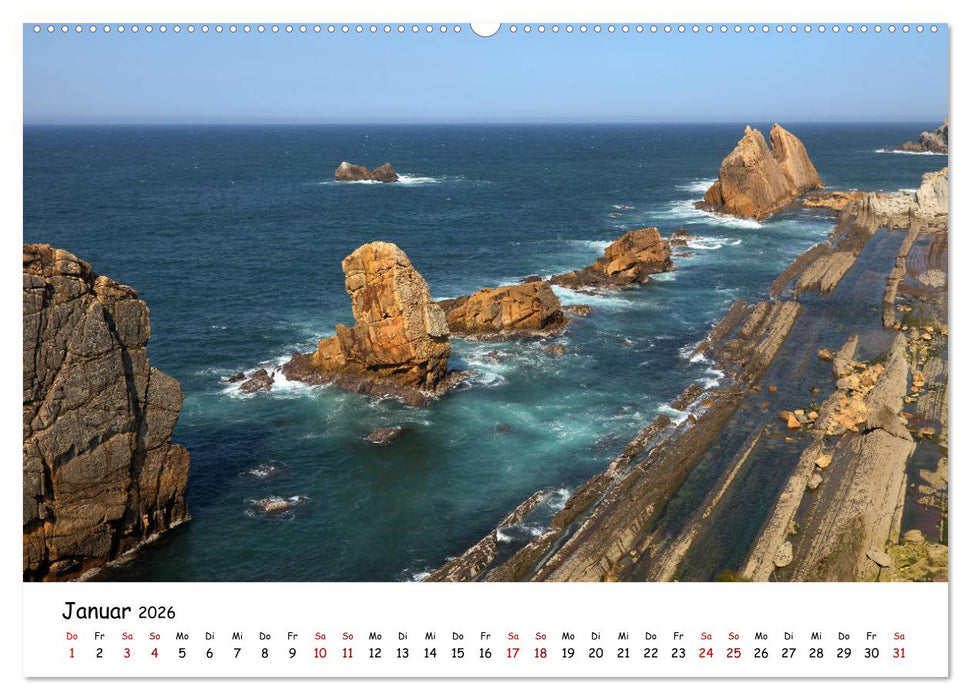 Nordspanien (CALVENDO Premium Wandkalender 2026)