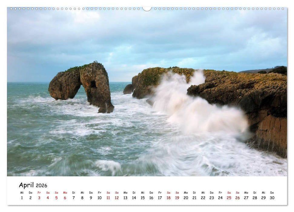 Nordspanien (CALVENDO Premium Wandkalender 2026)