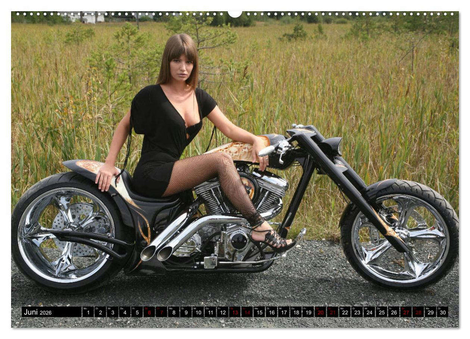 Best Biker Girls (CALVENDO Premium Wandkalender 2026)
