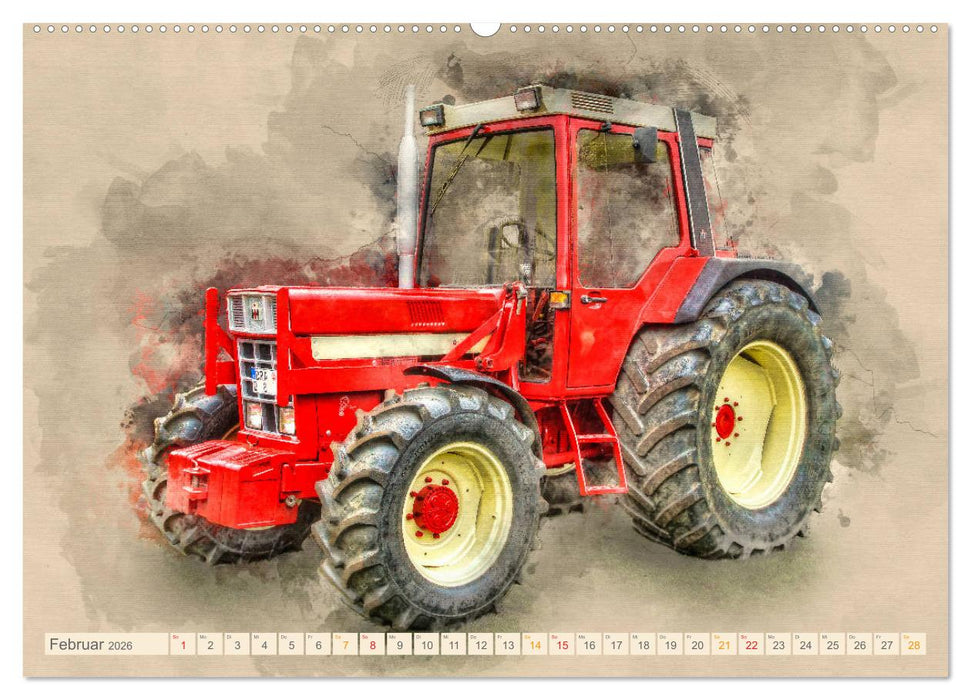 Traktoren - alte Schätze für Liebhaber (CALVENDO Premium Wandkalender 2026)
