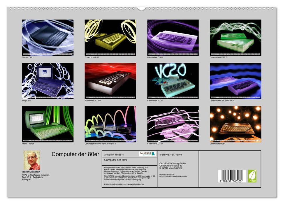 Computer der 80er (CALVENDO Premium Wandkalender 2026)
