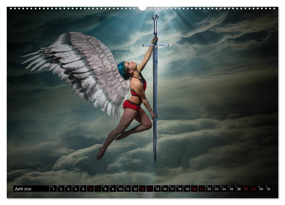 Pole Dance Engel (CALVENDO Premium Wandkalender 2026)