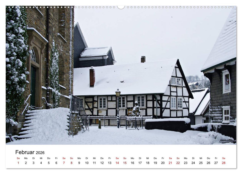 Velbert - Stadt der Schlösser und Beschläge (CALVENDO Premium Wandkalender 2026)