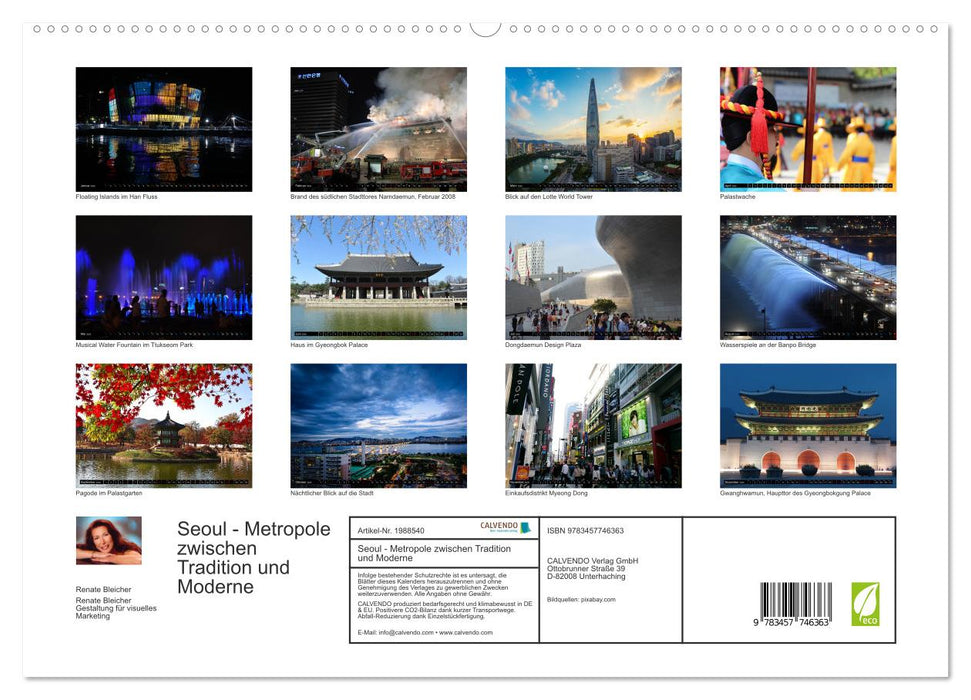 Seoul - Metropole zwischen Tradition und Moderne (CALVENDO Premium Wandkalender 2026)