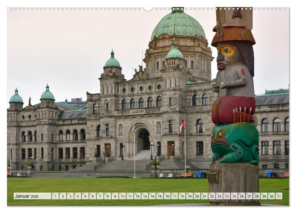 Zauberhaftes Victoria BC (CALVENDO Premium Wandkalender 2026)