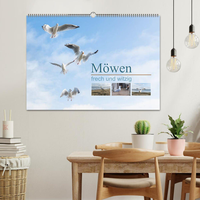 Möwen frech und witzig (CALVENDO Wandkalender 2026)