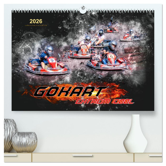 GoKart - extrem cool (CALVENDO Premium Wandkalender 2026)