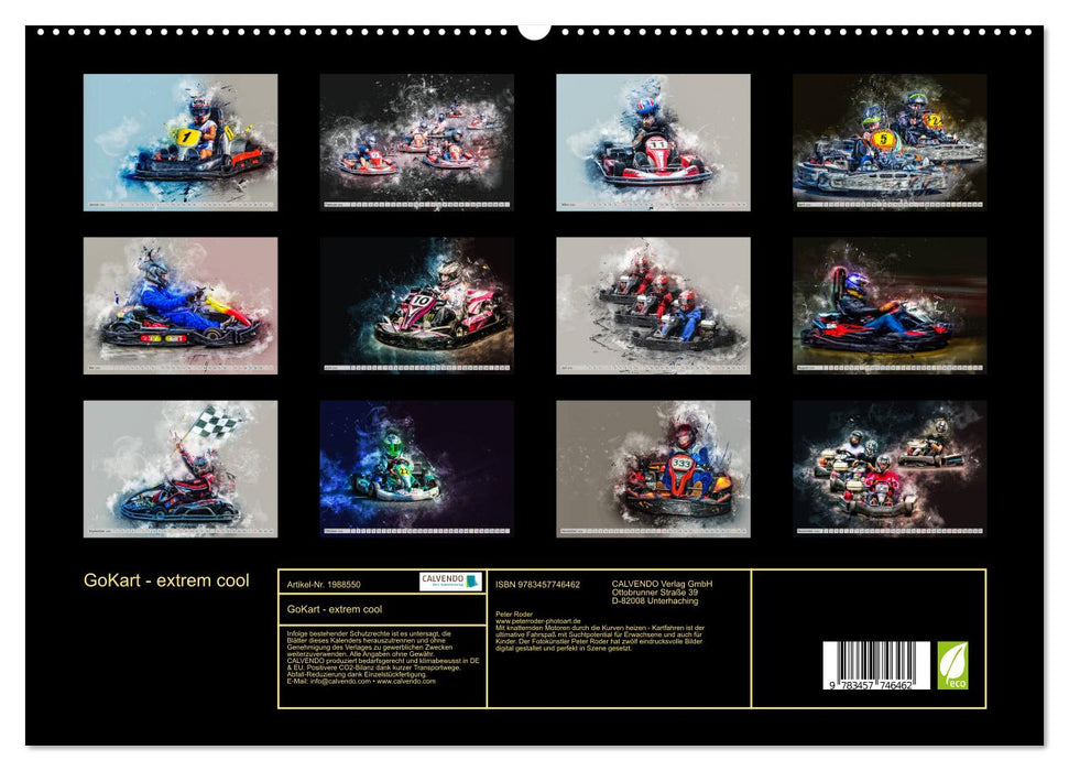 GoKart - extrem cool (CALVENDO Premium Wandkalender 2026)