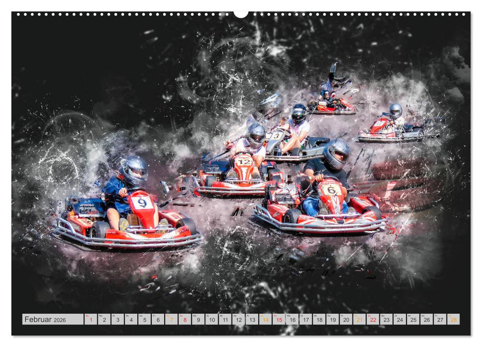 GoKart - extrem cool (CALVENDO Premium Wandkalender 2026)
