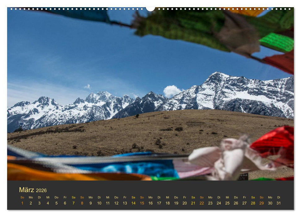 Yunnan - Magische Orte (CALVENDO Premium Wandkalender 2026)