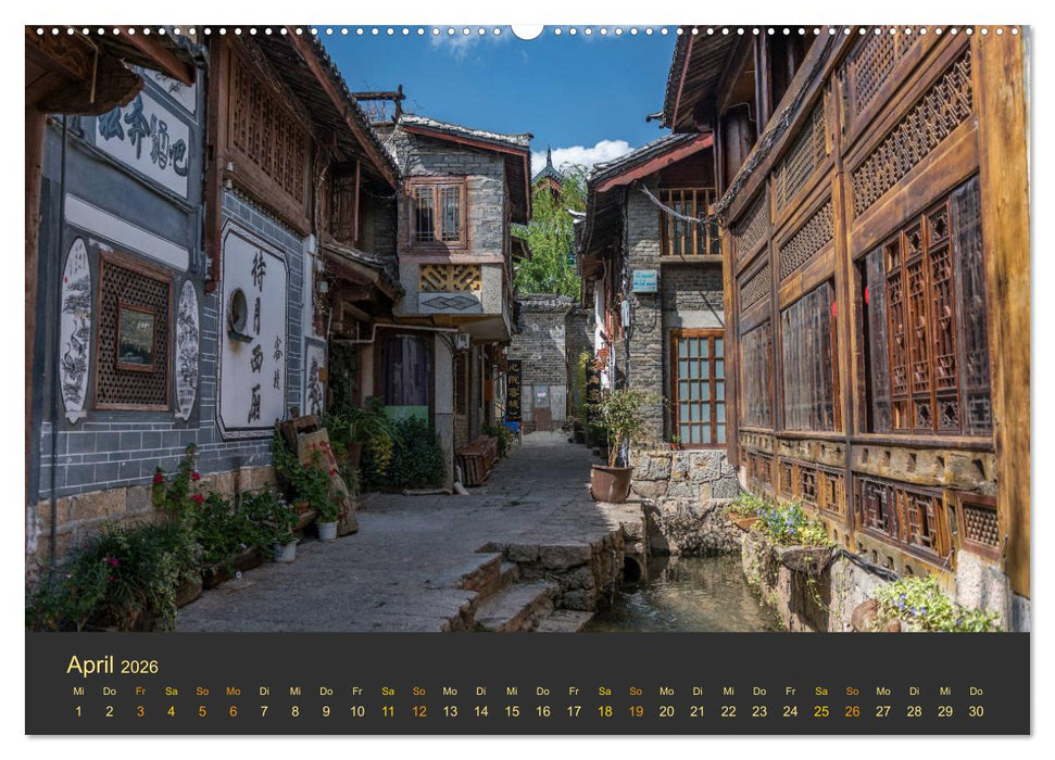 Yunnan - Magische Orte (CALVENDO Premium Wandkalender 2026)