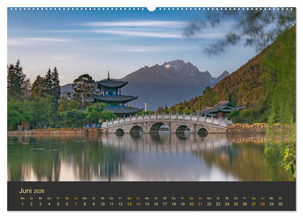 Yunnan - Magische Orte (CALVENDO Premium Wandkalender 2026)