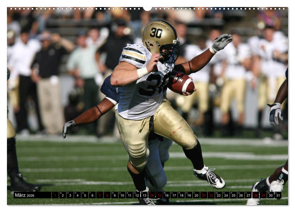 American Football - Athleten (CALVENDO Premium Wandkalender 2026)