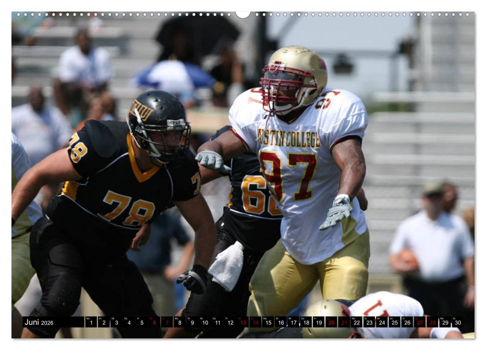American Football - Athleten (CALVENDO Premium Wandkalender 2026)