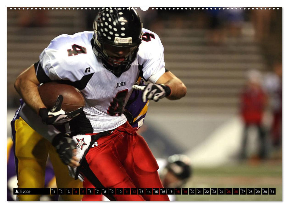American Football - Athleten (CALVENDO Premium Wandkalender 2026)