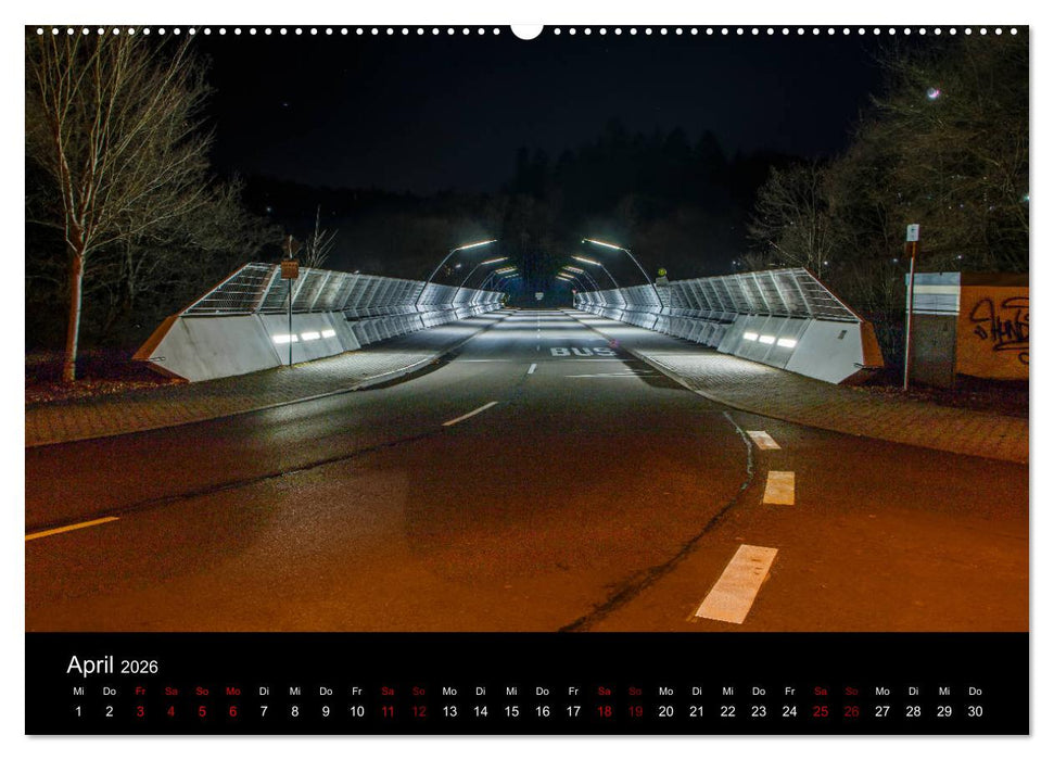 Pirmasens bei Nacht (CALVENDO Premium Wandkalender 2026)