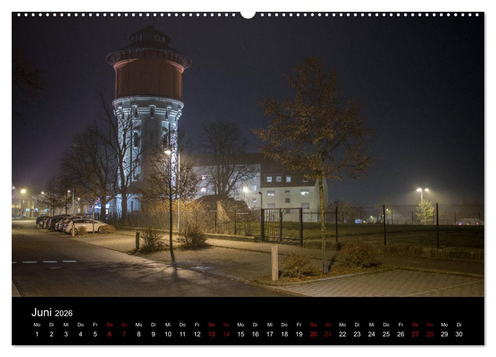 Pirmasens bei Nacht (CALVENDO Premium Wandkalender 2026)