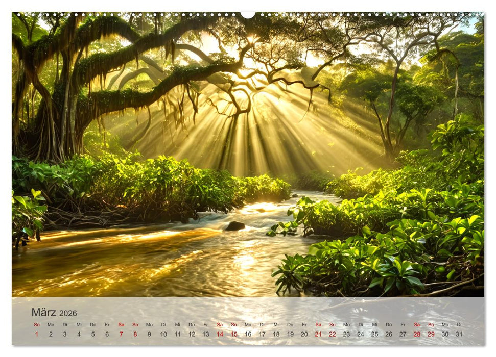 Flüsse der Fantasie (CALVENDO Wandkalender 2026)