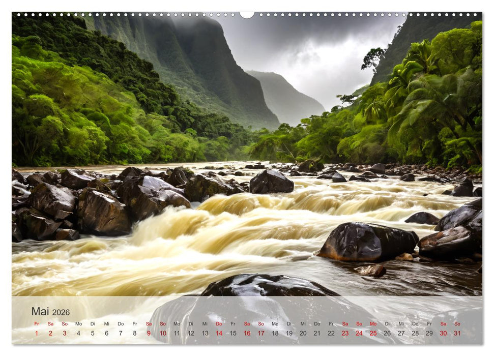Flüsse der Fantasie (CALVENDO Wandkalender 2026)