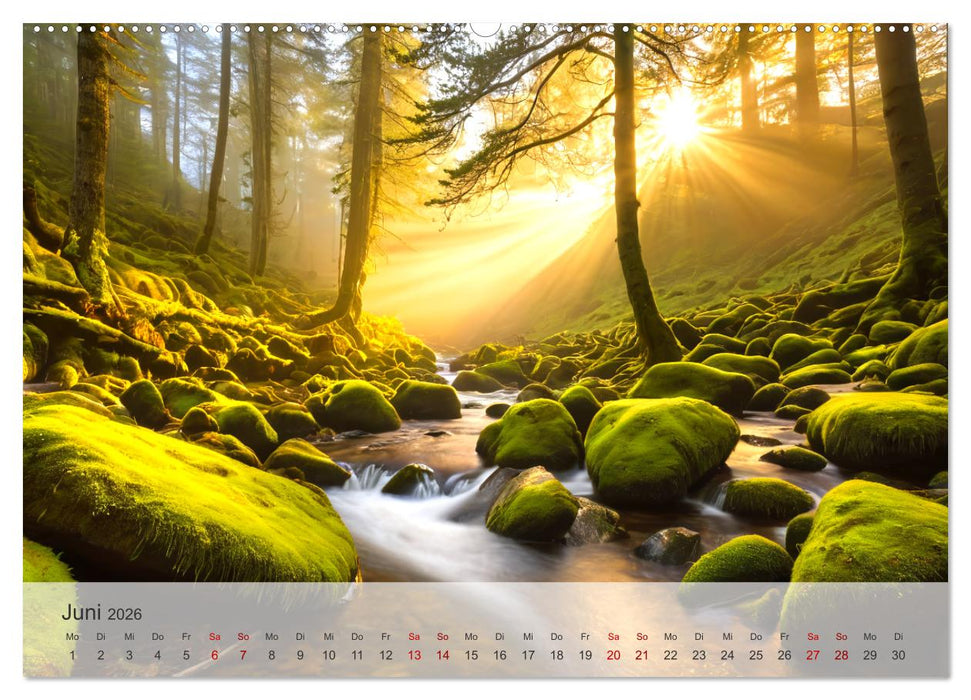 Flüsse der Fantasie (CALVENDO Wandkalender 2026)