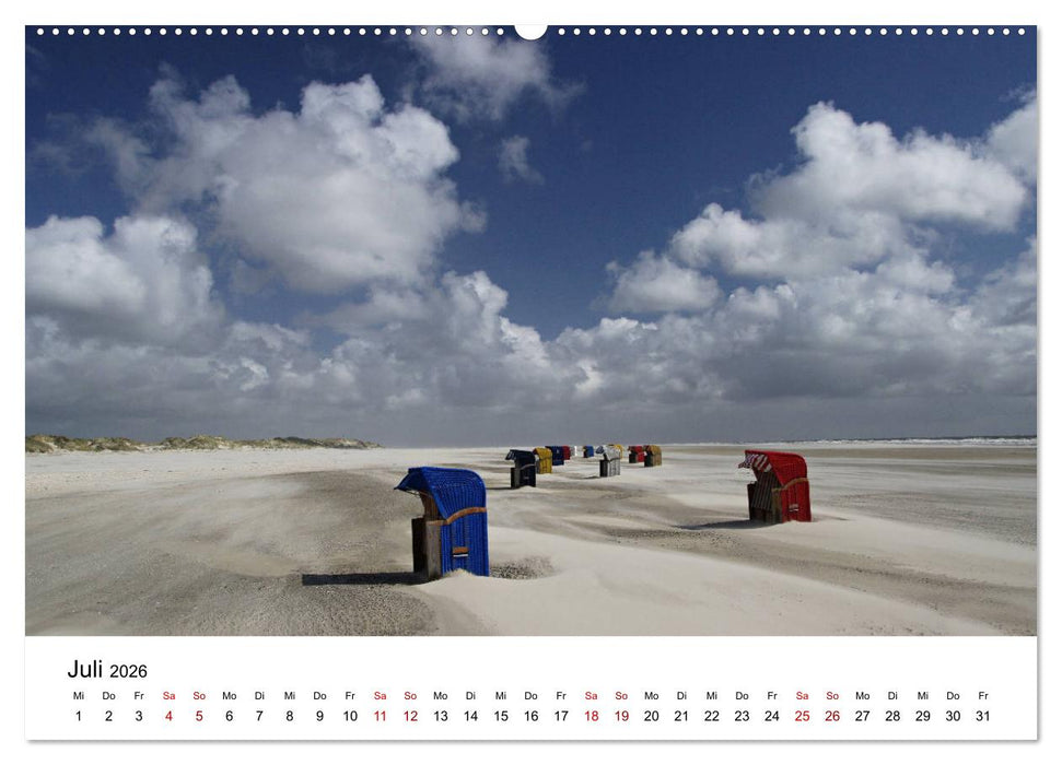 Insel Amrum - Ein Juwel unterm norddeutschen Himmel (CALVENDO Premium Wandkalender 2026)