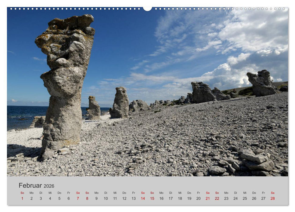 Gotland - Perle der Ostsee (CALVENDO Premium Wandkalender 2026)