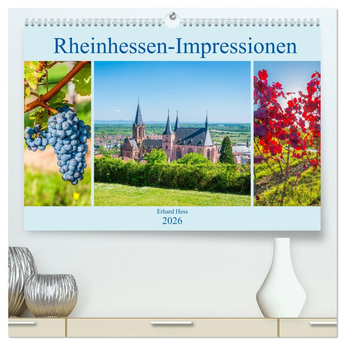 Rheinhessen-Impressionen (CALVENDO Premium Wandkalender 2026)