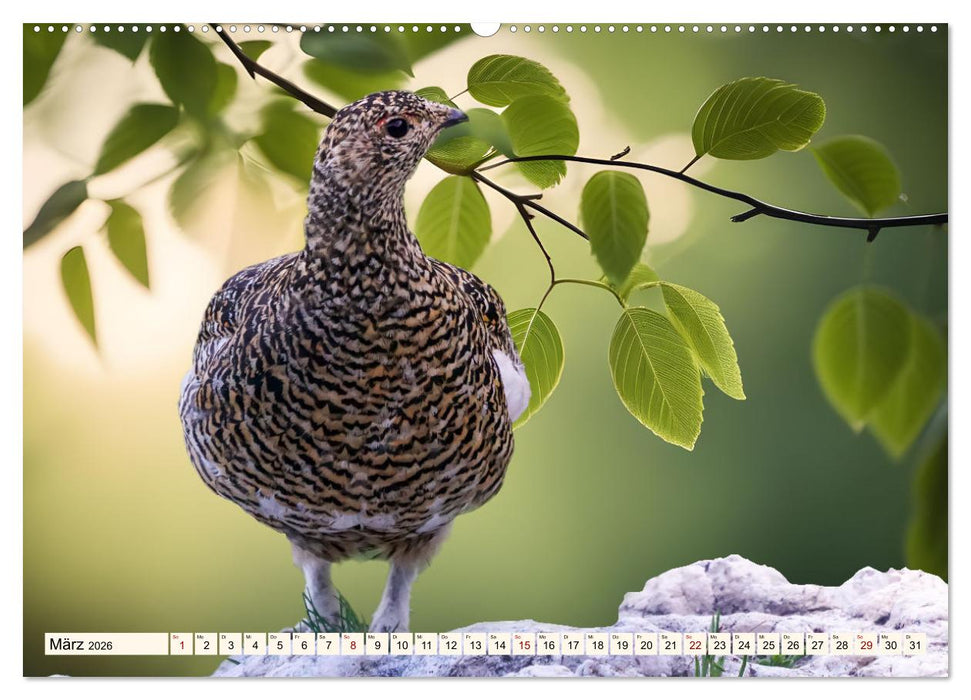 Faszinierende Hühnervögel (CALVENDO Premium Wandkalender 2026)