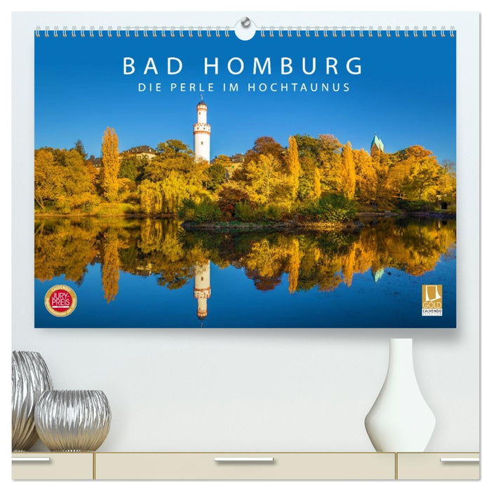 Bad Homburg - Die Perle im Hochtaunus (CALVENDO Premium Wandkalender 2026)
