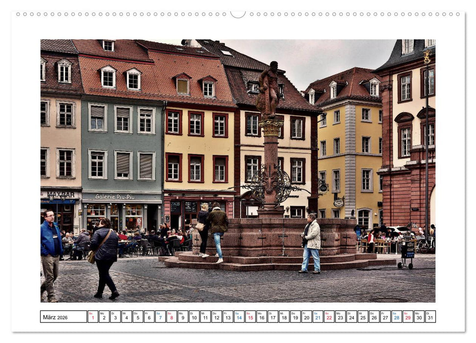 Heidelberg - Ansichtssache (CALVENDO Premium Wandkalender 2026)