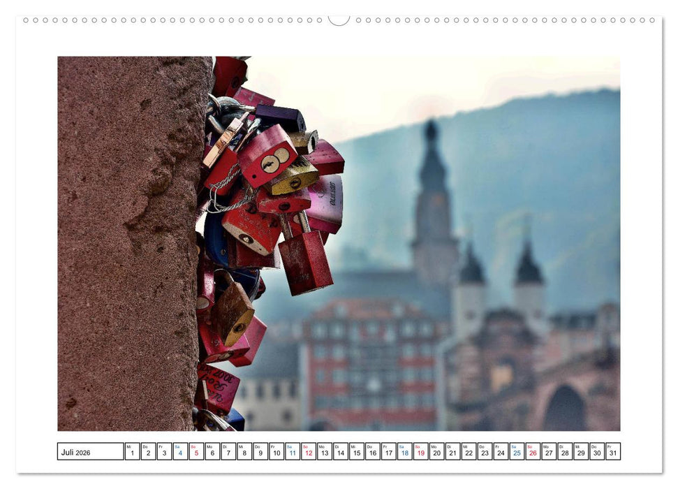 Heidelberg - Ansichtssache (CALVENDO Premium Wandkalender 2026)