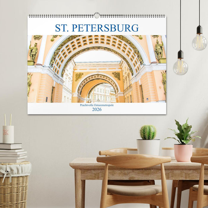 St. Petersburg - Prachtvolle Ostseemetropole (CALVENDO Wandkalender 2026)
