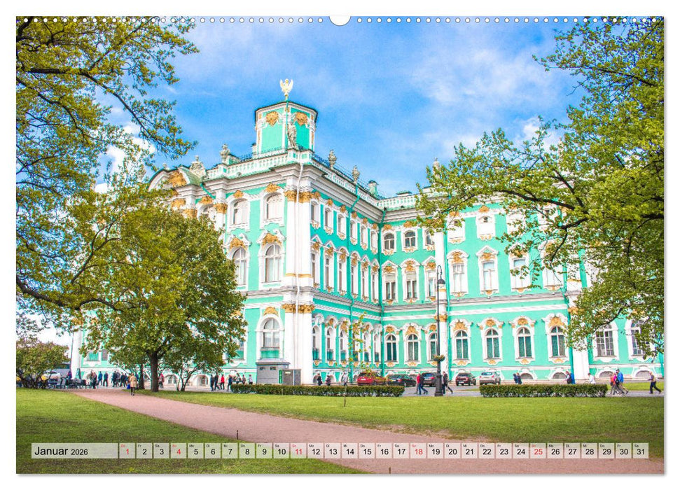 St. Petersburg - Prachtvolle Ostseemetropole (CALVENDO Wandkalender 2026)