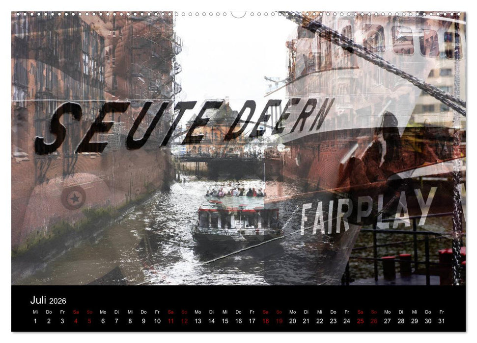 Hamburg-Art (CALVENDO Premium Wandkalender 2026)