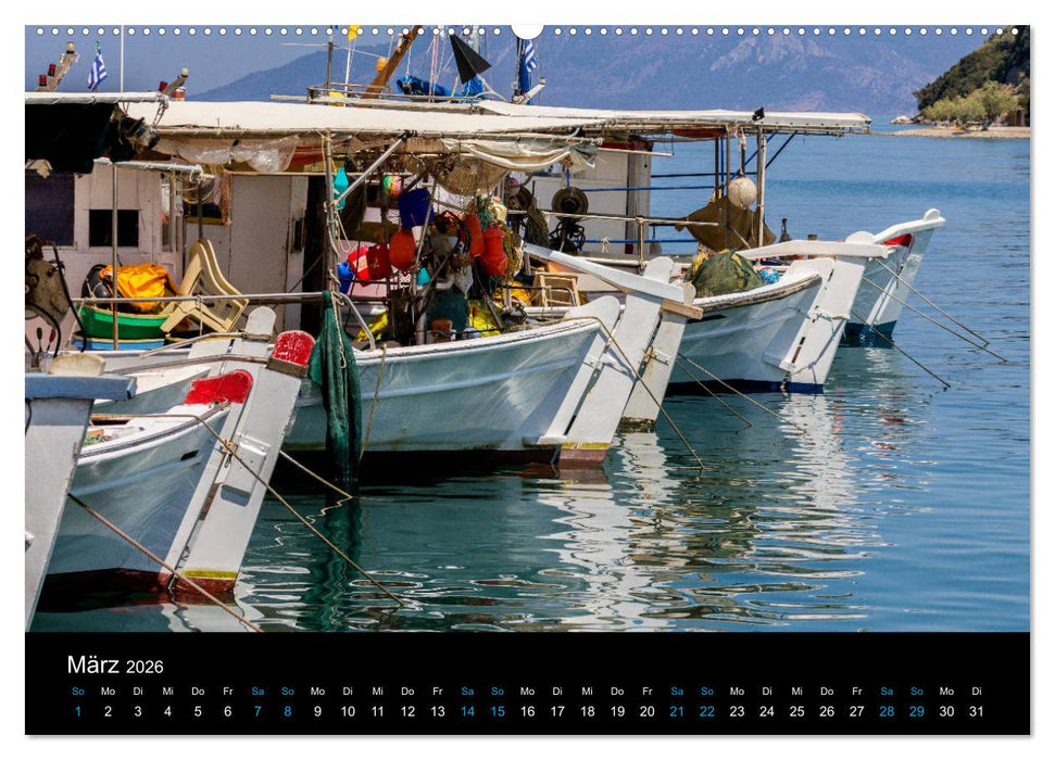 Peloponnes, Griechisches Urgestein von grandioser Schönheit. Die Regionen Argolis, Korinthia und Attika (CALVENDO Premium Wandkalender 2026)