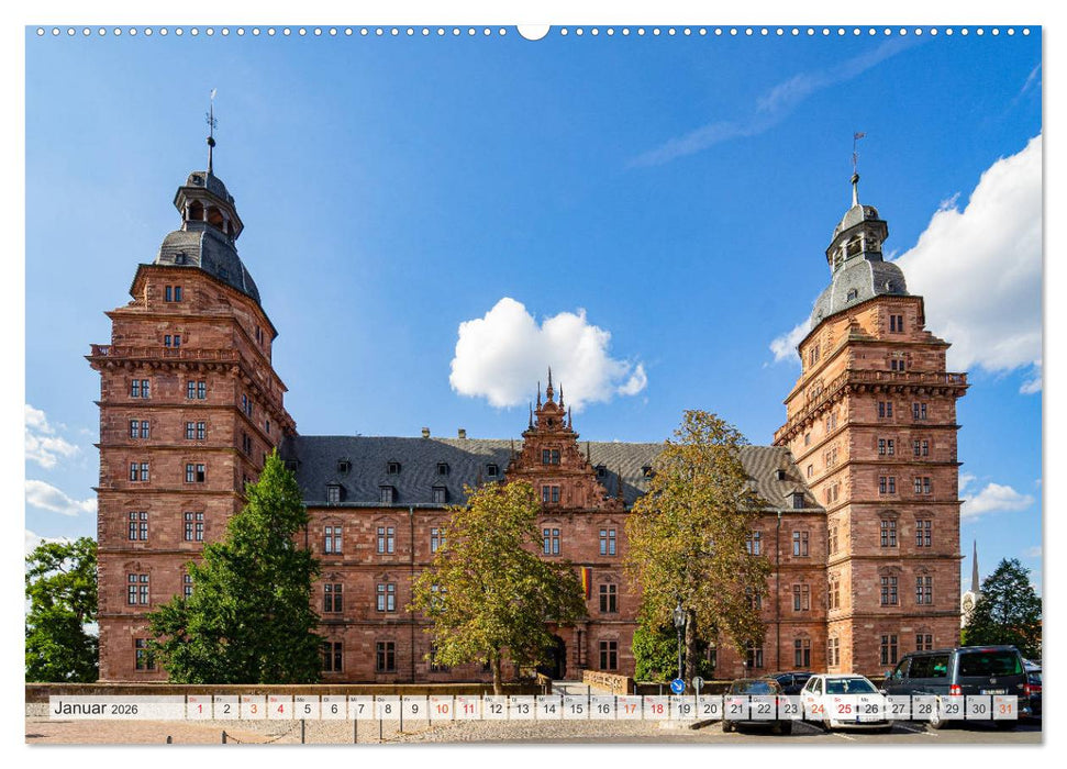 Aschaffenburg Impressionen (CALVENDO Premium Wandkalender 2026)