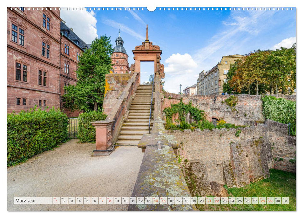 Aschaffenburg Impressionen (CALVENDO Premium Wandkalender 2026)