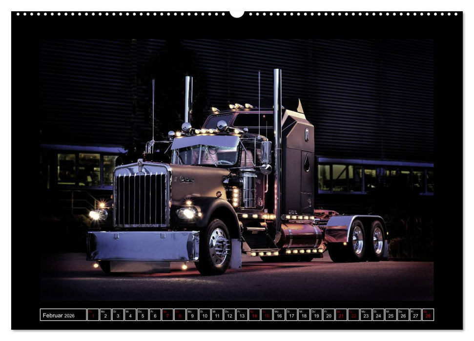 Kenworth W900 PHOTOART (CALVENDO Premium Wandkalender 2026)