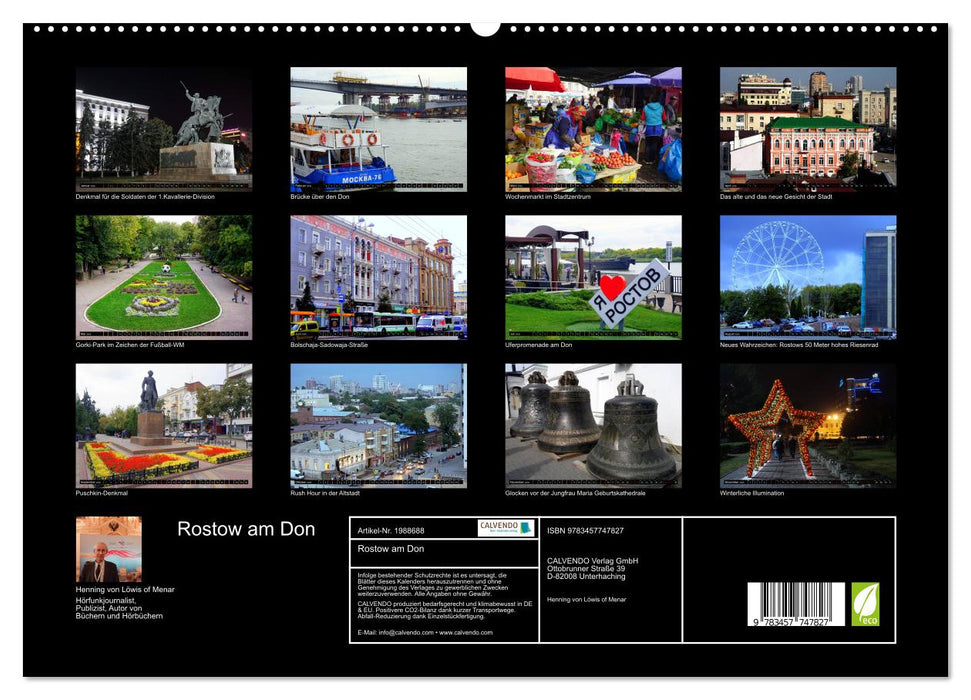 Rostow am Don (CALVENDO Premium Wandkalender 2026)
