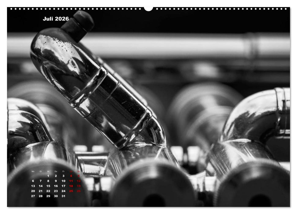 Trompete - Close up (CALVENDO Premium Wandkalender 2026)