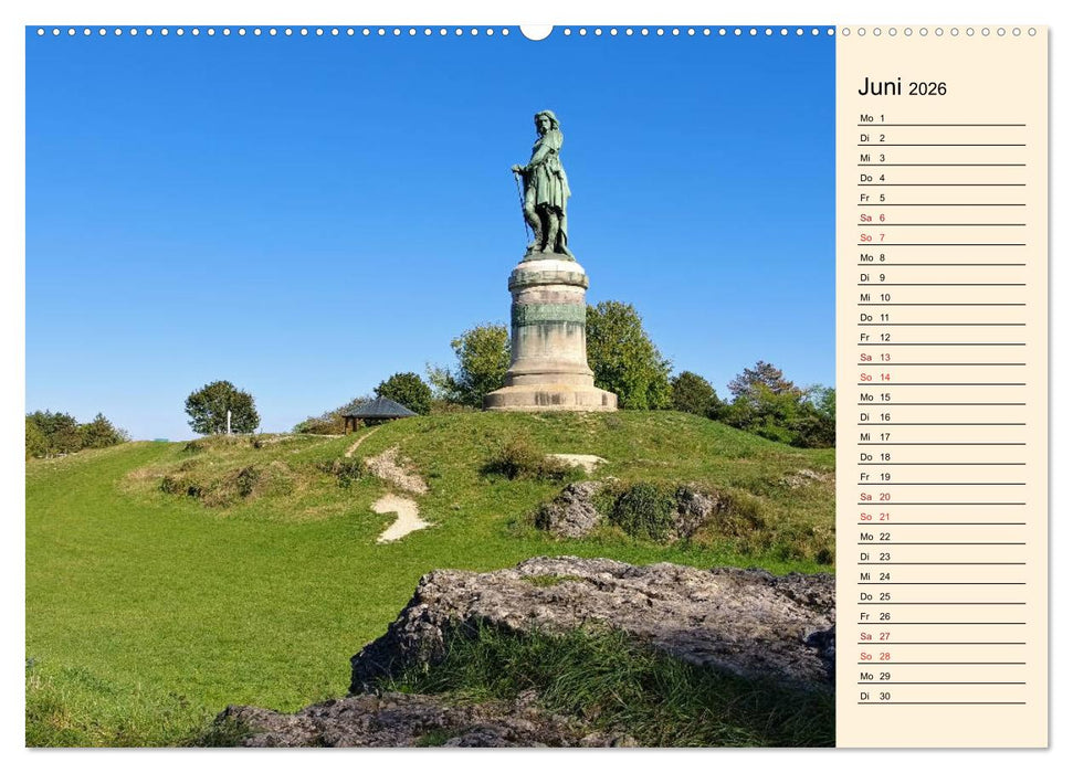 Burgund - Das grüne Herz Frankreichs (CALVENDO Premium Wandkalender 2026)