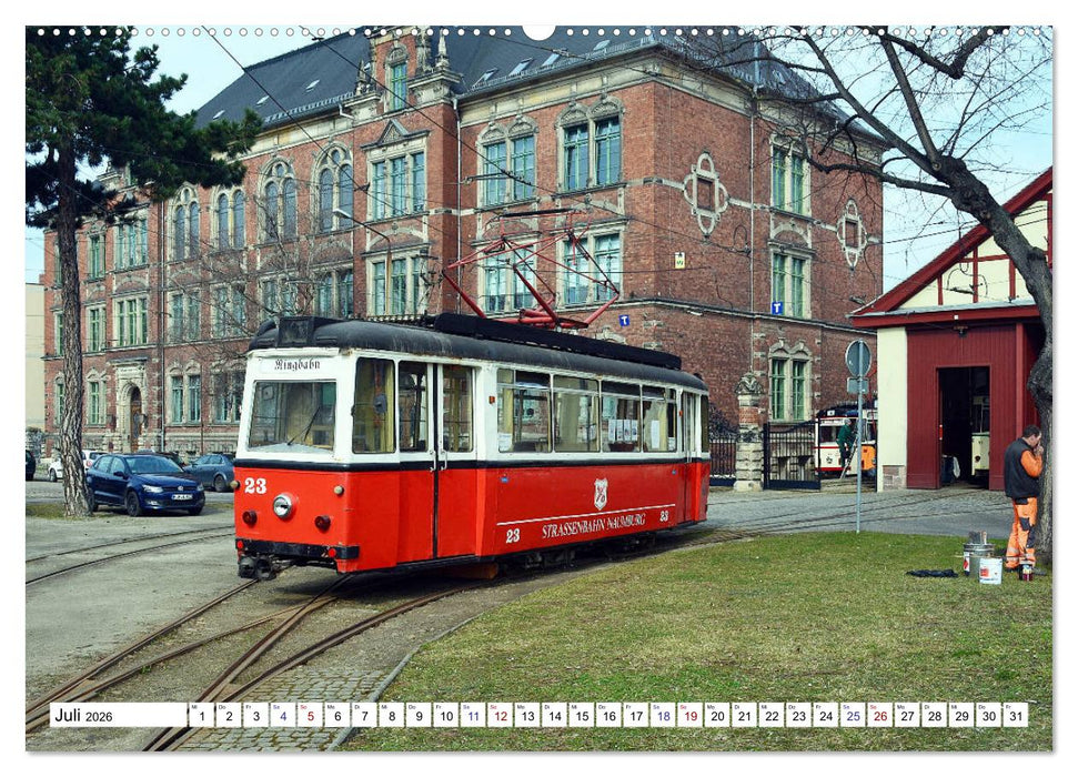 LOWA-Straßenbahnen Naumburg-Gera-Staßfurt-Frankfurt/Oder (CALVENDO Premium Wandkalender 2026)
