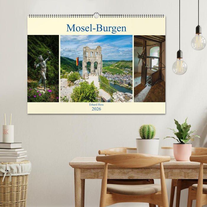 Mosel-Burgen (CALVENDO Wandkalender 2026)