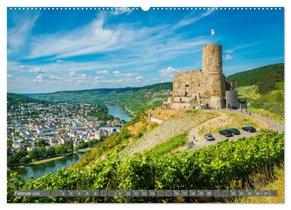 Mosel-Burgen (CALVENDO Wandkalender 2026)